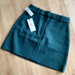 Babaton Dark Green Skirt